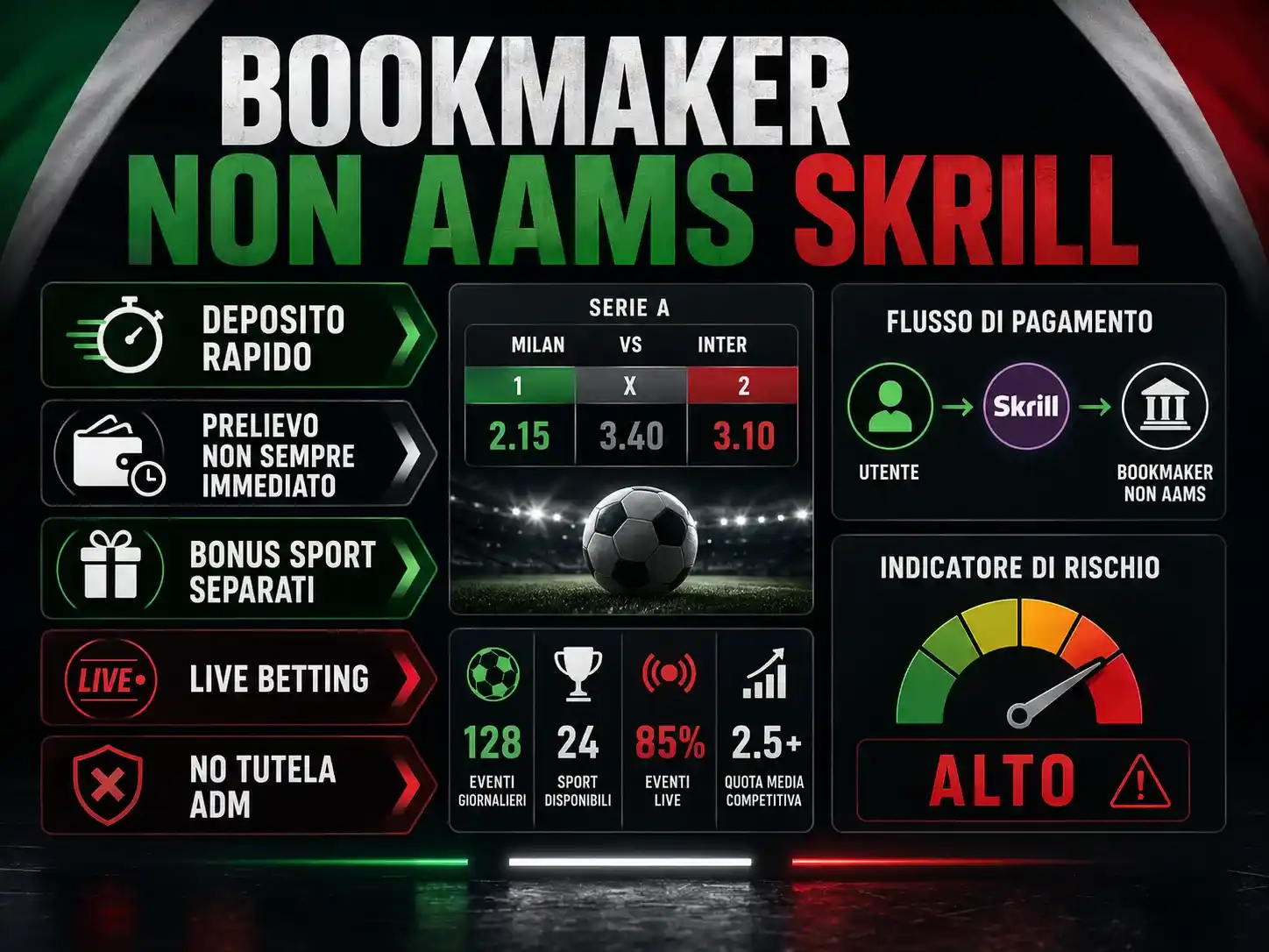 bookmaker non aams skrill